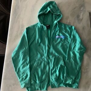 Nike Green Zip-Up Hoodie